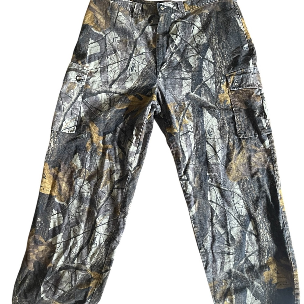 Woolrich Men's Size 42/30 camouflage Cargo Pants pockets